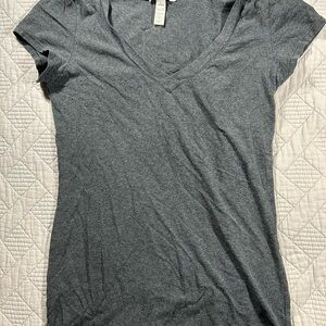 Ambiance Charcoal Short Sleeve V-Neck Tee
